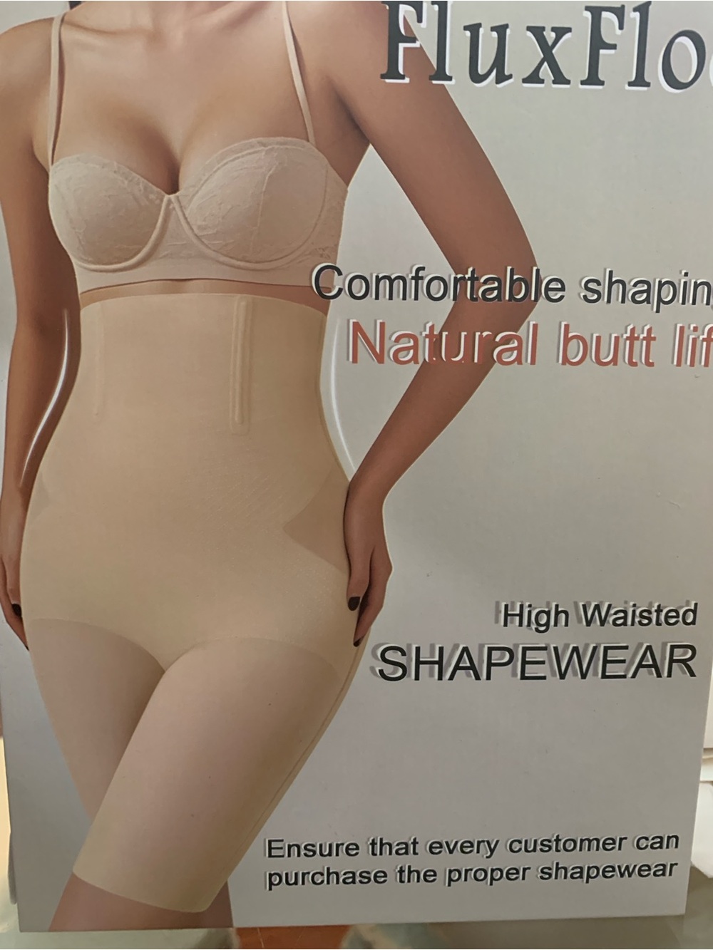 High-Waisted Shapewear Shorts — Nude